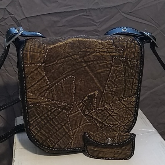 Saddle bag with a matching coin pouch - Picture 2 of 5